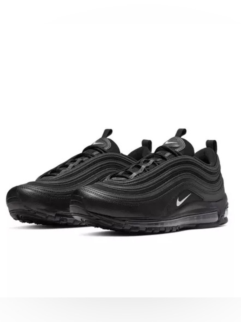Nike Men's Air Max 97 Sneakers Black/White-Anthracite, Size 13 like NEW🔥